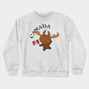 Dancing Canadian Moose Crewneck Sweatshirt